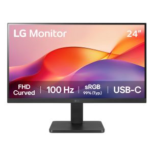 Monitor Curvo LG 24 24U421A-B FHD HDMI USB-C 100Hz