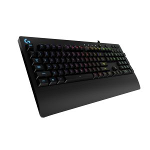 Teclado Logitech Gamer Alámbrico G213 Ligthsync RGB