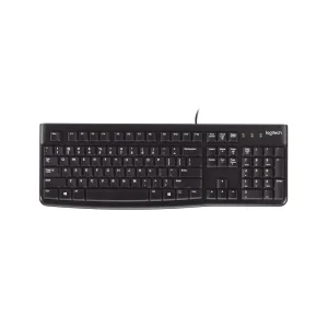 Teclado Logitech Alámbrico K120 Negro USB